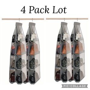 (4 Pack) Purse Closet Organizers (4 Pack = 32 Bags) New